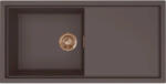 Elleci ELLECI- Mosogatótálca Sintesi 480 Keratek K87 Cocoa bronz tartozékokkal (LKS48087BRZ)