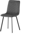 Artium Szürke bársony étkezőszék, DCL-973 GREY4 (artDCL-973-GREY4)