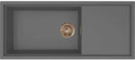 Elleci ELLECI- Mosogatótálca Sintesi 510 Keratek K99 Dark Grey bronz tartozékokkal (LKS51099BRZ)