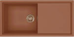 Elleci ELLECI- Mosogatótálca Sintesi 480 Keratek K83 Cavern Clay bronz tartozékokkal (LKS48083BRZ)