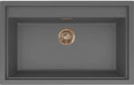 Elleci ELLECI- Mosogatótálca Sintesi 130 Keratek K99 Dark Grey bronz tartozékokkal (LKS13099BRZ)