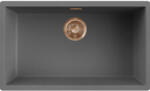 Elleci ELLECI- Mosogatótálca Zen 130 Keratek K99 Dark Grey bronz tartozékokkal (LKZ13099BRZ)