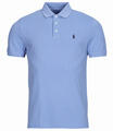 Ralph Lauren Rövid ujjú galléros pólók POLO AJUSTE COUPE DROITE FITEE FIT EN COTON STRETCH MESH Kék EU S