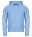 Ralph Lauren Pulóverek SWEATSHIRT ZIPPE EN DOUBLE KNIT TECH Kék EU XS