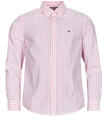 Tommy Hilfiger Hosszú ujjú ingek FLEX POPLIN CLASSIC STP RF SHIRT Rózsaszín EU XL