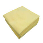 York Kiváló minőségű mikroszálas törlőkendő csomag 30x30 cm, (10 darab) sárga, 250gsm - QLEANUP YELLOW