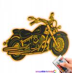 LaserGroot Kép Fa 3D Yamaha Drag Star 1999 Ajándék Led éjszakai lámpa XL (LaserGroot)