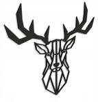 LaserGroot Fa kép 3D Szarvas Geometrikus Fali dekoráció Ajándék (LaserGroot)