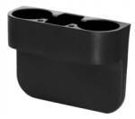 AUTOLIFE A16721 Pohártartó ülés közé - fekete (68092) - akcio-shop