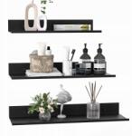  Wisfame fém polc 40 x 12 cm fekete (B0CY191BXN)