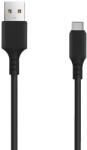 Setty telefon töltőkábel USB - USB-C 3 m 2A fekete (5900495925695)
