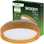 Lumileds LED Mennyezeti Lámpatest Felületre Szerelhető Panel Mennyezeti Lámpatest WOODY 24W 4000K Kerek IP44 32cm LUMILED (LUMPLA324)
