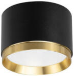 Masterled Felületre szerelhető halogéncsöves spotlámpa GX53 kerek, fekete-arany Lumet Masterled (LVTLAM0972)