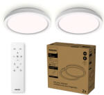 Philips LED Mennyezeti Lámpa 24W 2400lm 4000/6500/2700K CCT Fehér + Philips AIO Távirányító 2 db (8721103057587)