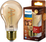 Philips LED izzó E27 A60 3.1W = 25W 270lm 1800K Meleg CRI90 300° IZZÓIZZÓ Vintage Amber Szabályozható Dekoratív Philips (8721103049018)