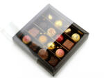 Cake-Masters bonbon doboz, fekete, 145x145 mm (12435)