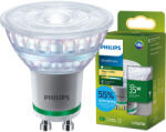Philips LED izzó GU10 spotlámpa PAR16 1.2W = 35W 215lm 179lm/W 2700K Meleg 36° A OSZTÁLYÚ UltraEfficient Philips (8721103047564)