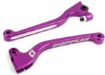 Doppler CNC fék- és kuplungkar szett AJP lila Derbi Senda / Gilera RCR / SMT Doppler Erőátviteli alkatrészek Kuplungok és alkatrészeik Kuplungkarok