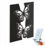 LaserGroot Fa kép 3D Pillangók Loft stílusban Fali dekoráció Ajándék (LaserGroot) - allegro - 8 150 Ft