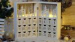 TRACON Calendar Advent cu LED de Crăciun, cu baterii Timer 6+18h, 8LED, 3000K, 2xAAA (CHRACB8WW)