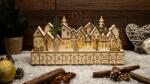 TRACON Calendar Advent cu LED de Crăciun, sat, cu baterii (X24008) Timer 6+18h, 12LED, 3000K, 2xAAA (CHRACD10WW)