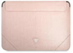 GUESS tok GUCS16PSATLP 16" Saffiano Triangle Logo rózsaszín (GUCS16PSATLP)