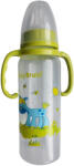 Baby Bruin 1 db Baby Bruin fogantyús cumisüveg 240 ml + Ajándék - zöld