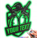 LaserGroot 3D Pubg Fa kép A nickjével Fali Dekoráció Led Éjjeli lámpa (LaserGroot) - allegro - 13 405 Ft