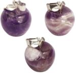  Pandantiv Ametist forma mar 26x19x19 mm - Textura neteda lucioasa pentru cadou delicat si expresiv - 1 Buc