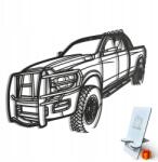 LaserGroot Fa kép 3D Ram Line stílus Fali dekoráció Ajándék XL (LaserGroot) - allegro - 17 300 Ft