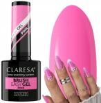 Claresa Brush Easy Gel Építő Körömlakk Manikűr Rózsaszín Pink 5g (5903819834444)