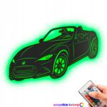 LaserGroot Vászonkép Fa 3D Mazda MX5 Nd Dekoráció Ajándék Led Éjjeli lámpa XL (LaserGroot)