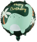 Partydeco Szülinapi lufi 18" 45cm Happy Birthday, Dinoszaurusz (LUFI133735)