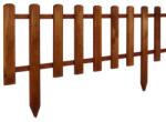 Artool Gard de gradina decorativ, din lemn distantat, maro, 104x30 cm GartenVIP DiyLine (1736)