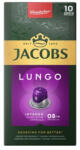 Jacobs Kávékapszula, Nespresso kompatibilis Jacobs Lungo 8 Intenso 10db kapszula (59709) - irodaszerpiac
