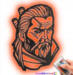 LaserGroot The Witcher Fa kép Fali dekoráció Vadon Gon Led éjszakai lámpa (LaserGroot) - allegro - 11 410 Ft