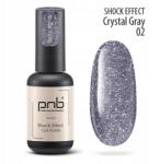 PNB Hibrid lakk flash hatással Pnb Shock Effect 02 Crystal Szürke 8 ml