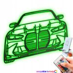 LaserGroot 3D fa kép Bmw M3 Line stílusú fali Led éjszakai lámpa XL (LaserGroot)