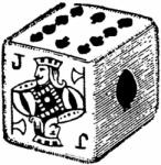  Akril pecsételő 5 x 7 cm Dice