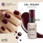PNB Hibrid körömlakk Pnb 108 Mystical Love bordó csillámokkal 8 ml