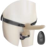 Passion Labs Strap-on for Women, Remote Control, 10 Vibration Modes, Silicone, USB