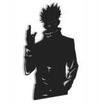 LaserGroot Satoru Gojo Festmény Fa Anime Fali Dekoráció Ajándék (LaserGroot)