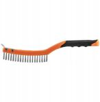 NEO TOOLS Drótkefe, acélhuzal, 3x19 sor, kaparóval (39-012)