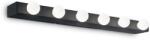 Ideal Lux Aplica perete baie PRIVE AP6 neagra 159508 (159508 IDL)
