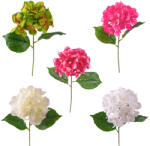 Valex Decor Hortenzia selyemvirág csokor, 60cm magas - 70db-os mix (LD047)