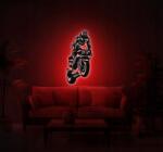 LaserGroot Kép Fa Motorkerékpár Led éjszakai lámpa (LaserGroot)