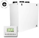 Aerauliqa QR-280E központi hővisszanyerős szellőztető entalpia hőcserélővel, LCD kijelzős vezérléssel