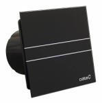 CATA E-100M BK ventilátor metakrilát előlappal, fekete