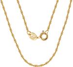 BeSpecial Colier argint 925 rasucit placat cu aur 18, 45 cm, 1, 5 mm (CRR133)