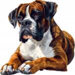NORIMPEX - Puzzle Tablou Diamant: Boxer 30x40cm - 1 - 39 piese